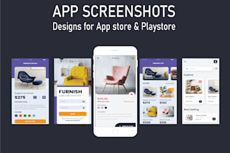 do app screenshots for app store or play store or game shots