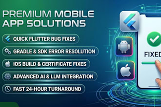 fix flutter bugs, android ios errors, and integrate ai