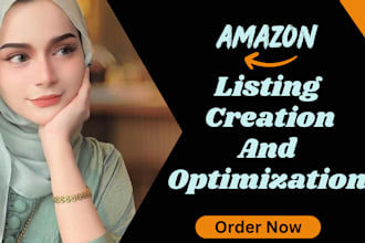 do amazon listing creation and SEO listing optimization