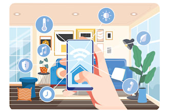 create modern flat vector illustrations