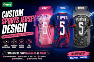 do all sports apparel and custom jersey desing