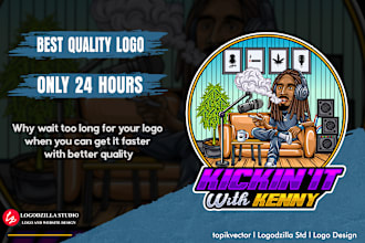 make podcast logo in 24 hours