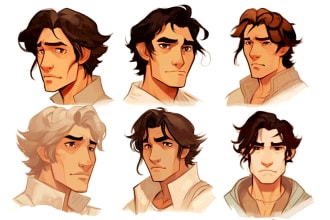 draw an expression sheet for your character