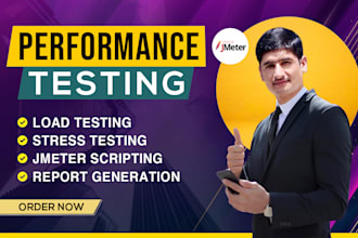 load stress and performance testing using jmeter