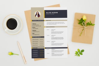 create resume or CV design