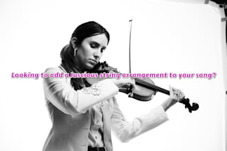 compose and record a string arrangement for your song