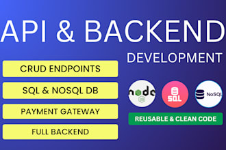 develop your app backend and apis with nodejs