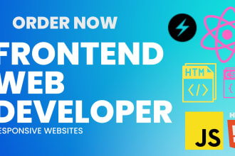 be your frontend web developer using react js and chakra UI