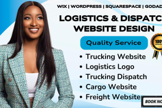 design trucking website dispatch website logistics website freight broker cargo