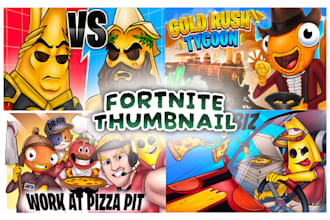draw fortnite uefn thumbnails