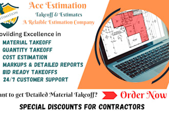 do quantity takeoff and estimation as a quantity surveyor