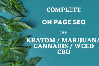provide SEO services for cbd, cannabis and medical marijuana