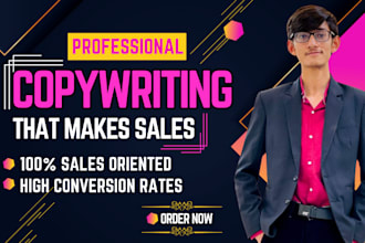do professional sales copy and sales page copywriting