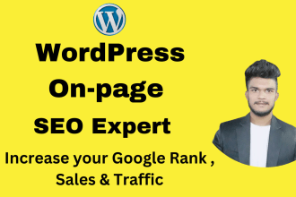 do professional  wordpress onpage SEO and fix technical issues