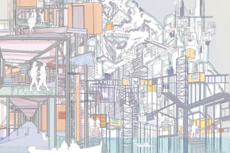 make architectural illustrations and sketches for your project