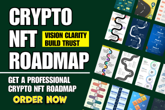 design aesthetic crypto roadmaps in 15 hrs