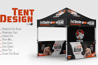 design tent, flag and canopy, spider tent