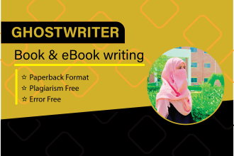 be your ghostwriter, 30k book writer, kindle non fiction ebook