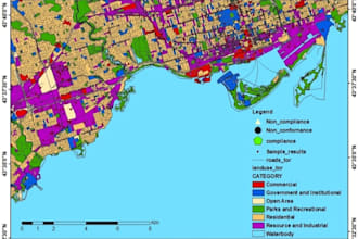 design vector map of city