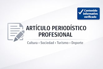 write a professional and well researched journalistic article