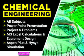 do your problems chemistry and chemical engineering