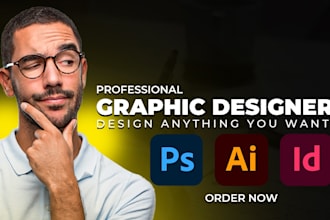 do graphic design, adobe illustrator, adobe photoshop and logo artisit