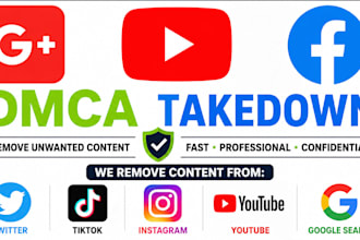 takedown remove negative content on google reddit yt fb ig x onlyfans by dmca