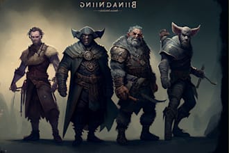 create a dnd character or dd, oc, dnd party