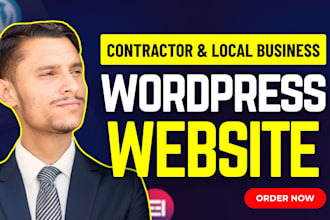 design a contractor website for remodeling, renovation, junk removal business