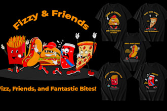 create classic vintage cartoon character mascots