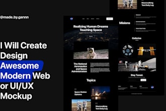 make awesome and modern website design