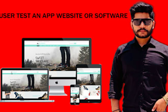 user test an app, website,or software