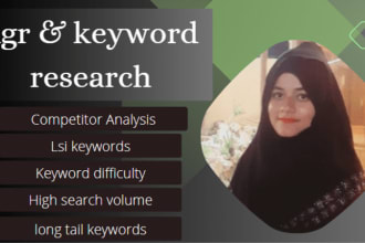 do professional SEO keyword research with kgr for your website