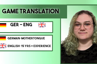 translate your game content english german