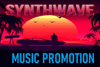 do viral synthwave music promotion synthwave music playlist to monthly listener
