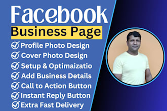 do facebook business page setup fan page creation banner and cover design