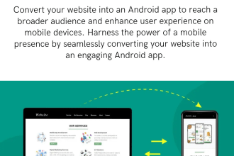 convert your website into a high performance mobile app