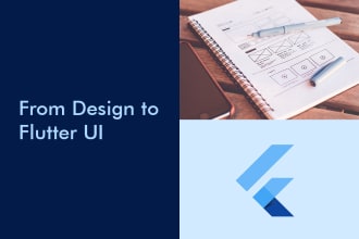 create flutter UI and layout from your design