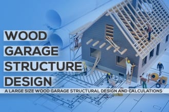 do wood garage structure design in USA
