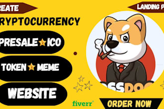 do cryptocurrency ico website, copy or clone crypto meme token website