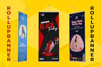 do roll up banner design , retractable banner, billboard ads
