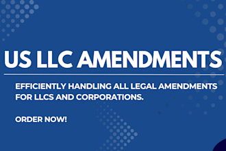 do llc amendment, llc dissolution,llc reinstatement, llc address change