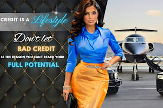 create a professional credit repair, tax website within 24h