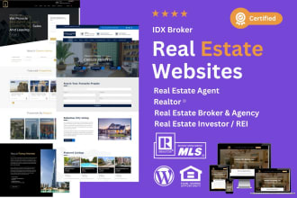 design SEO friendly real estate website in wordpress