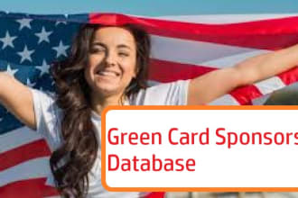 share access to green card sponsors database