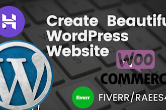 create a wp beautiful website that you love