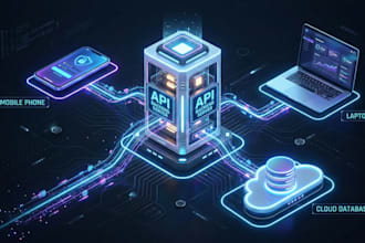 be your expert backend developer for custom API development