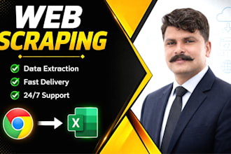 do professional web scraping, data extraction and real estate skip tracing