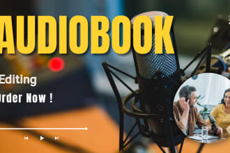 produce your audiobook and edit it