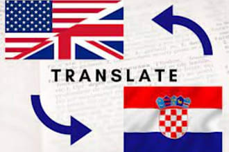 translate text from english to croatian and viceversa